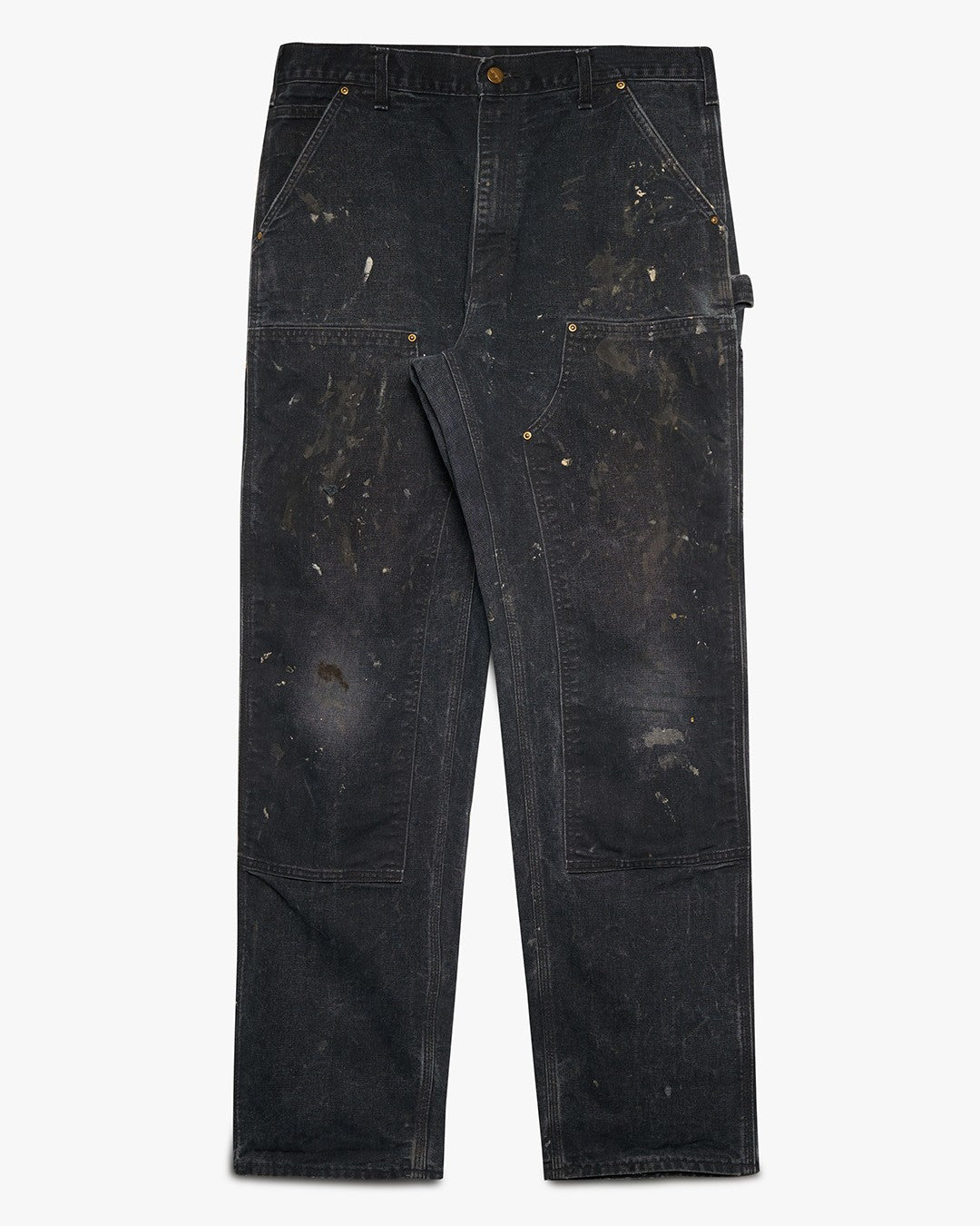 Faded Black Carhartt Double Knees
