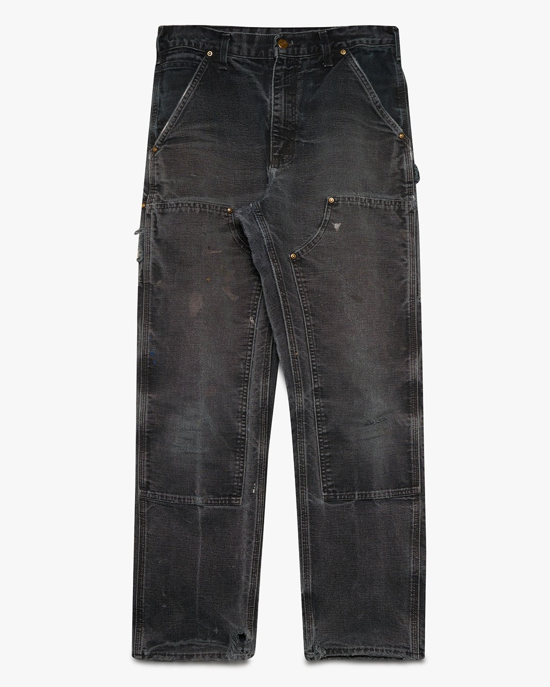 Faded Black Carhartt Double Knees