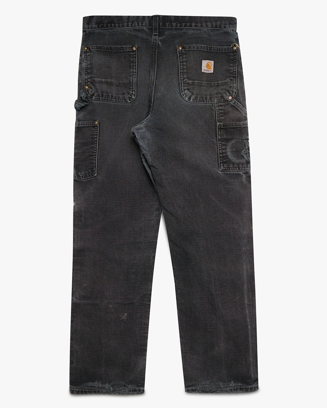 Faded Black Carhartt Double Knees
