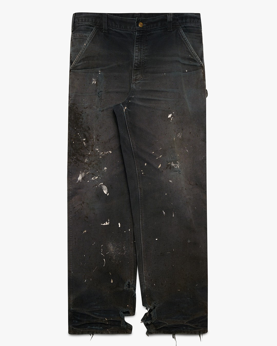 Thrashed Faded Black Carhartt Carpenters
