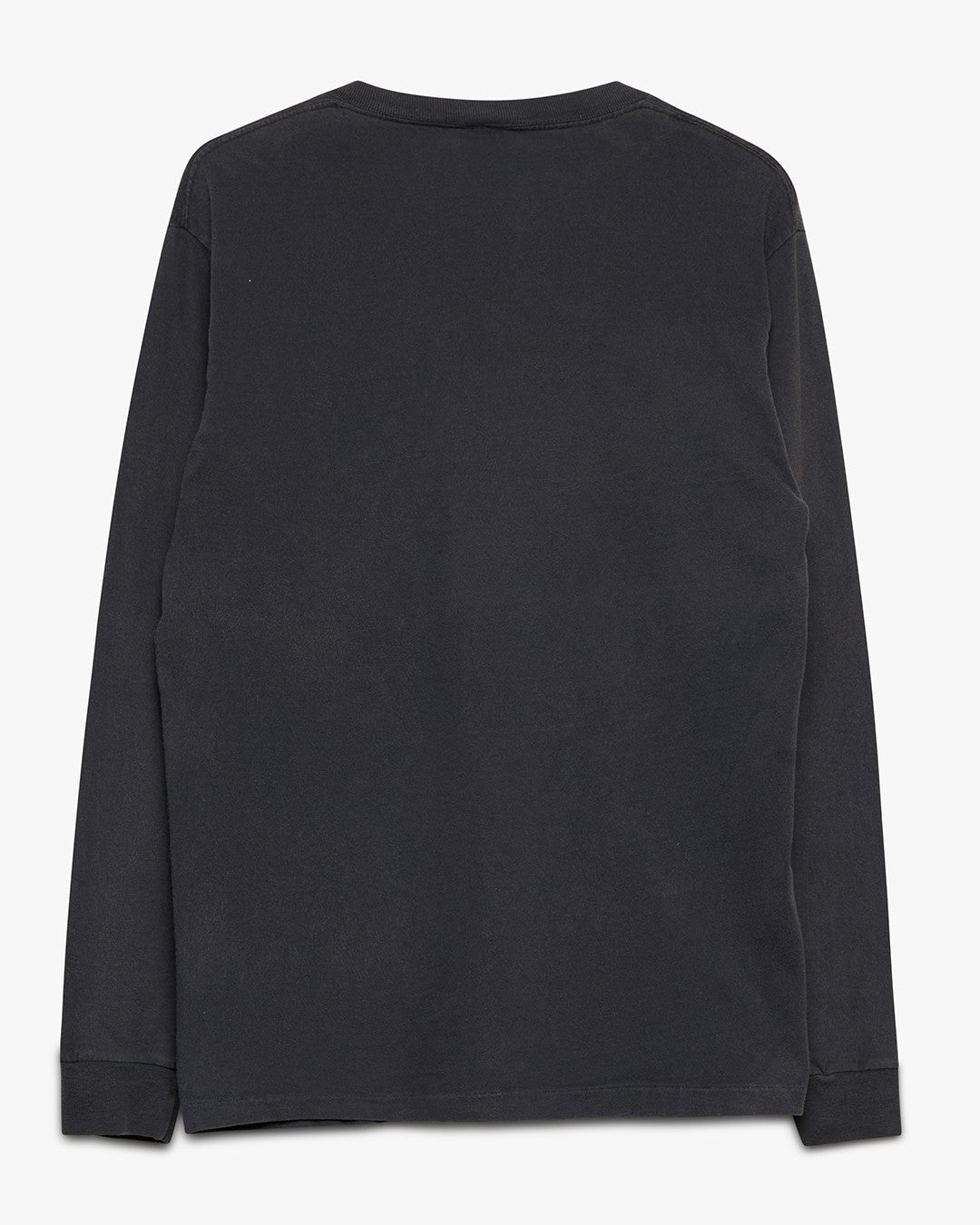 Blank Black Long Sleeve Pocket Tee