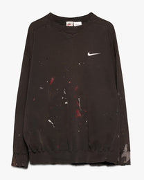 Painted/Faded Black Nike Sweatshirt