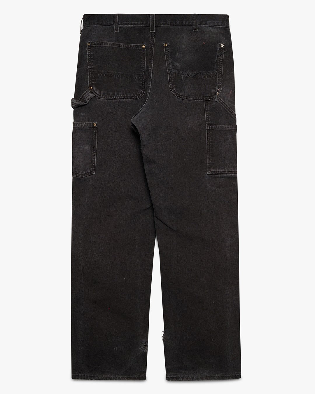 Faded Black Carhartt Double Knees