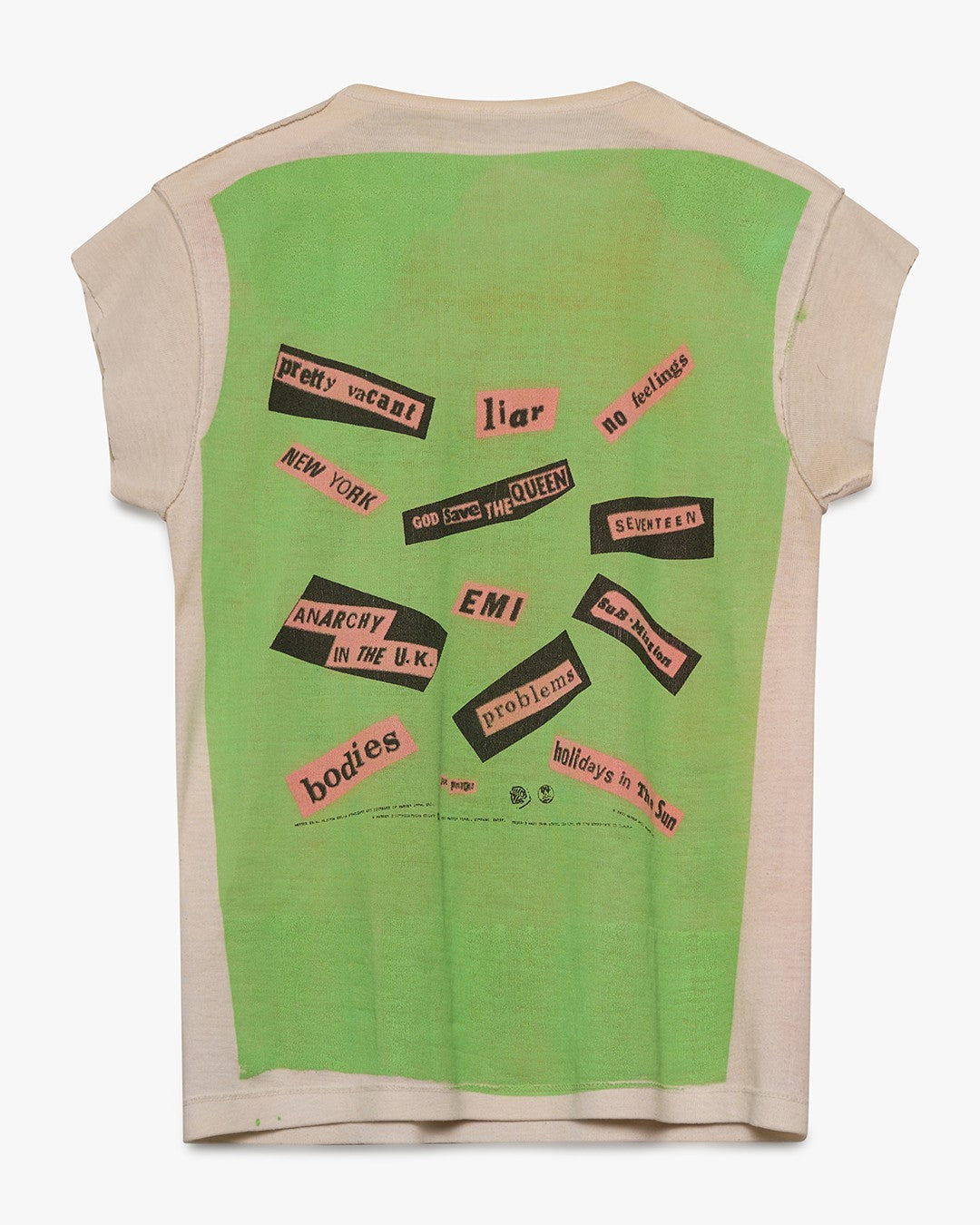 Neon Pink/Green Sex Pistols Tee