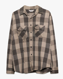 Five Brother Black/Grey Cotton Flannel