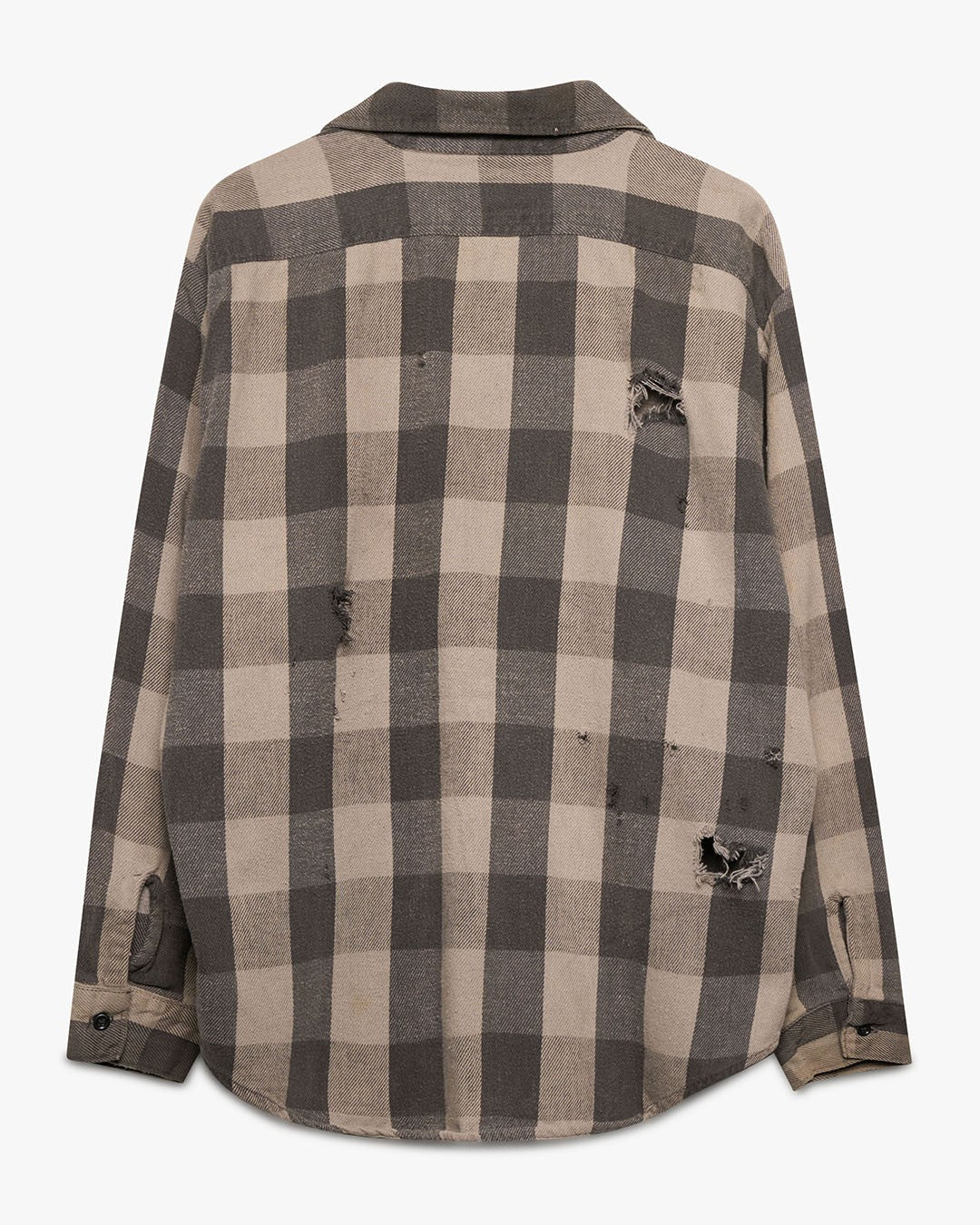 Five Brother Black/Grey Cotton Flannel