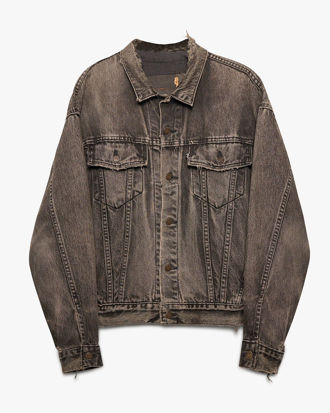 Faded Black Levis Trucker