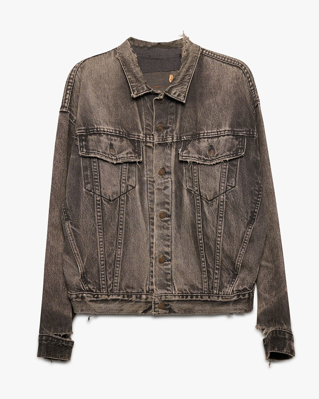 Faded Black Levis Trucker