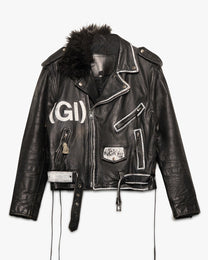 Germs/Misfits Leather Punk Jacket