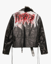 Germs/Misfits Leather Punk Jacket