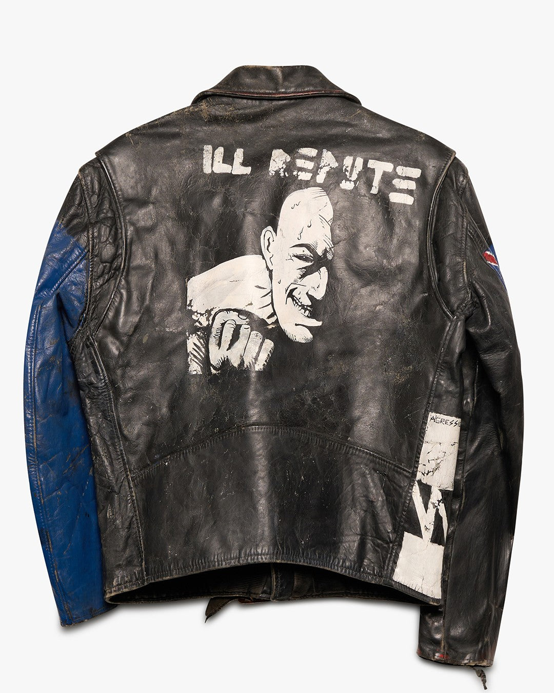 Nardcore Punk Horshide Leather Jacket