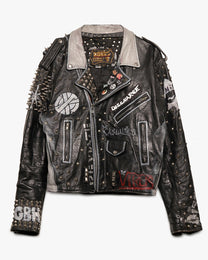 Studded Punk Leather Jacket