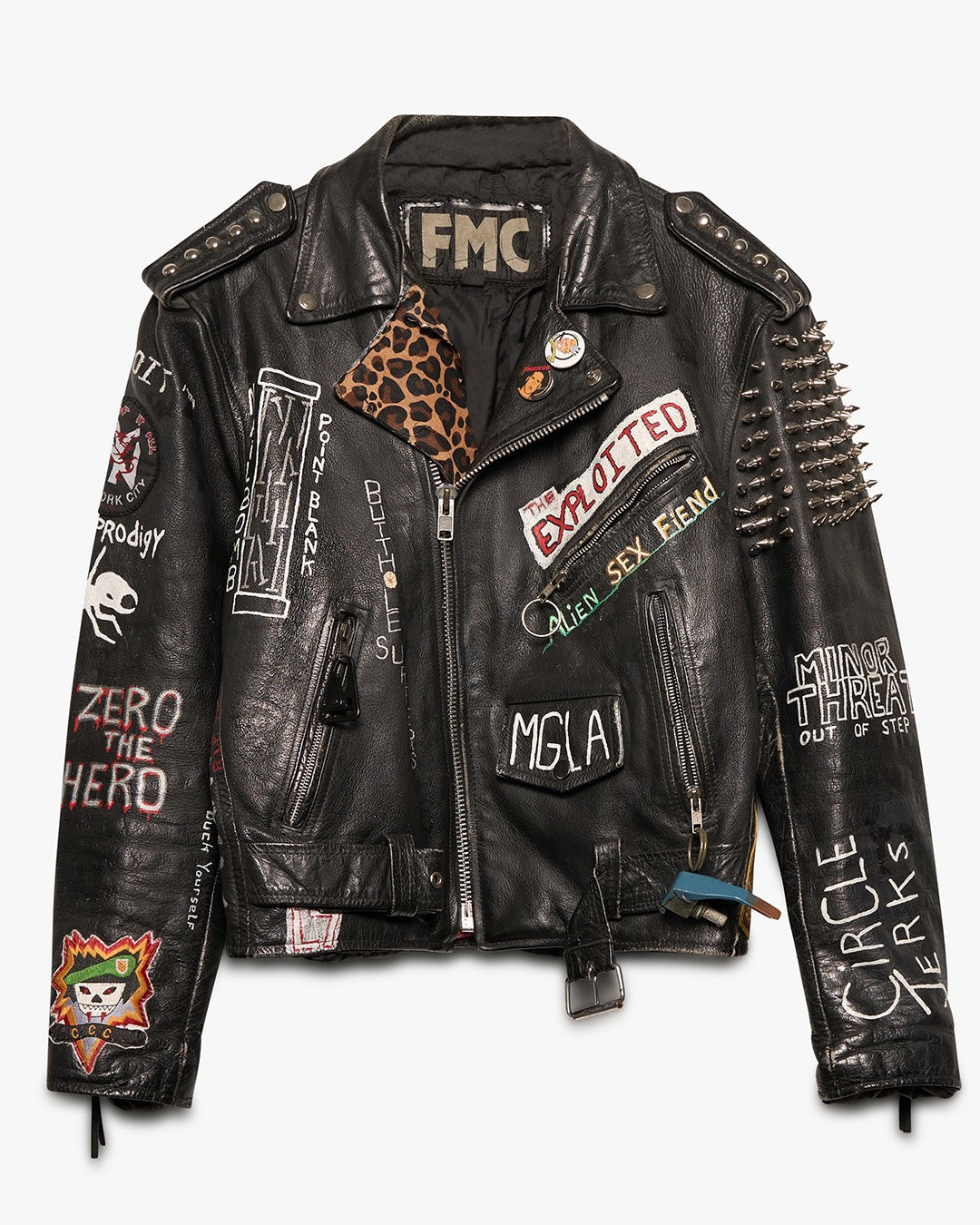 Studded Punk Leather Jacket