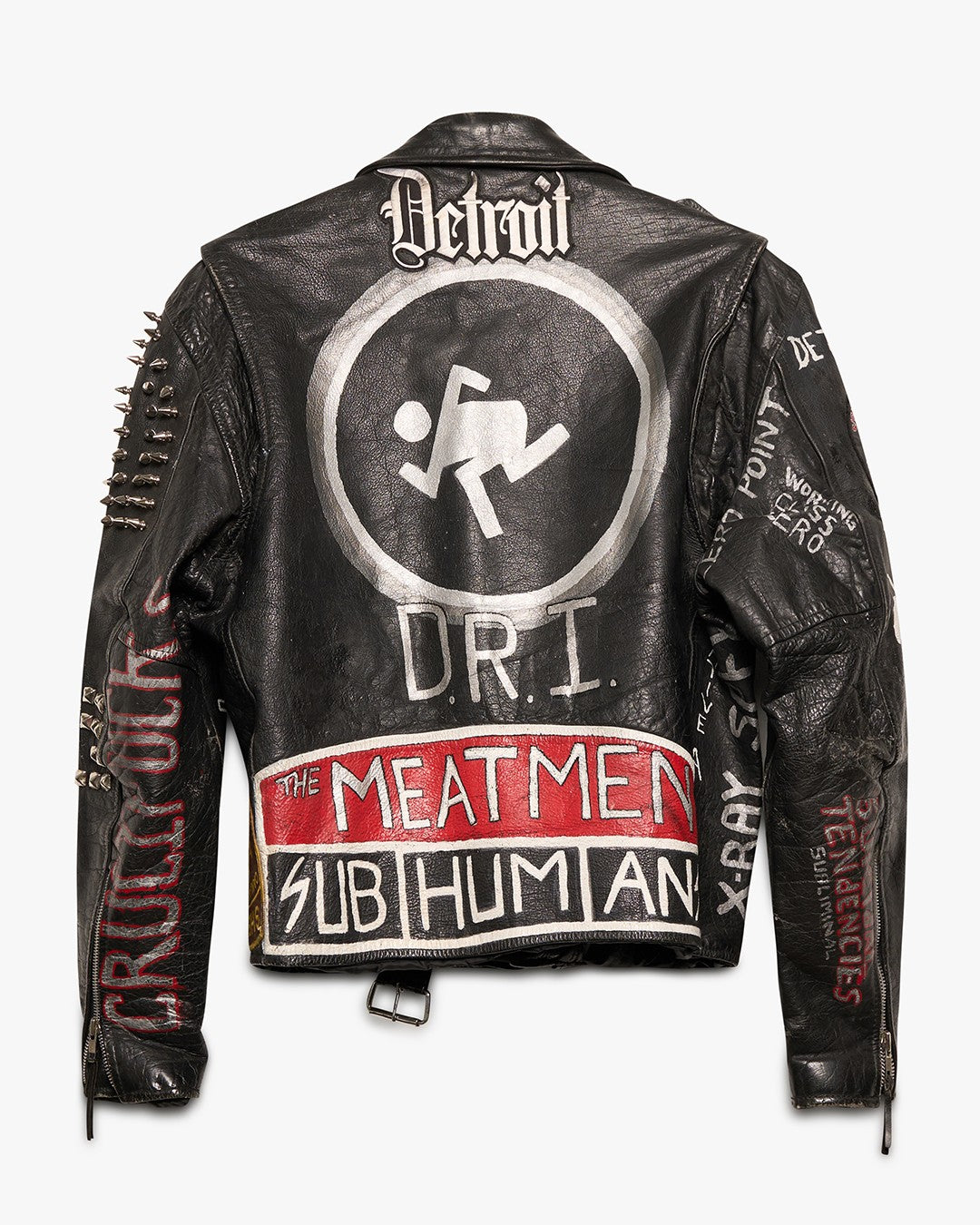 Studded Punk Leather Jacket