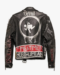 Studded Punk Leather Jacket