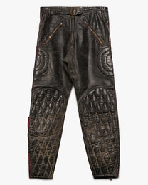 Leather Moto Pants