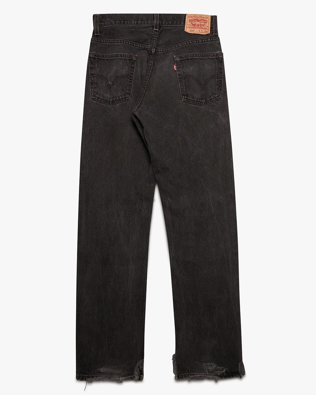 Faded Black Levi's 505 Jeans