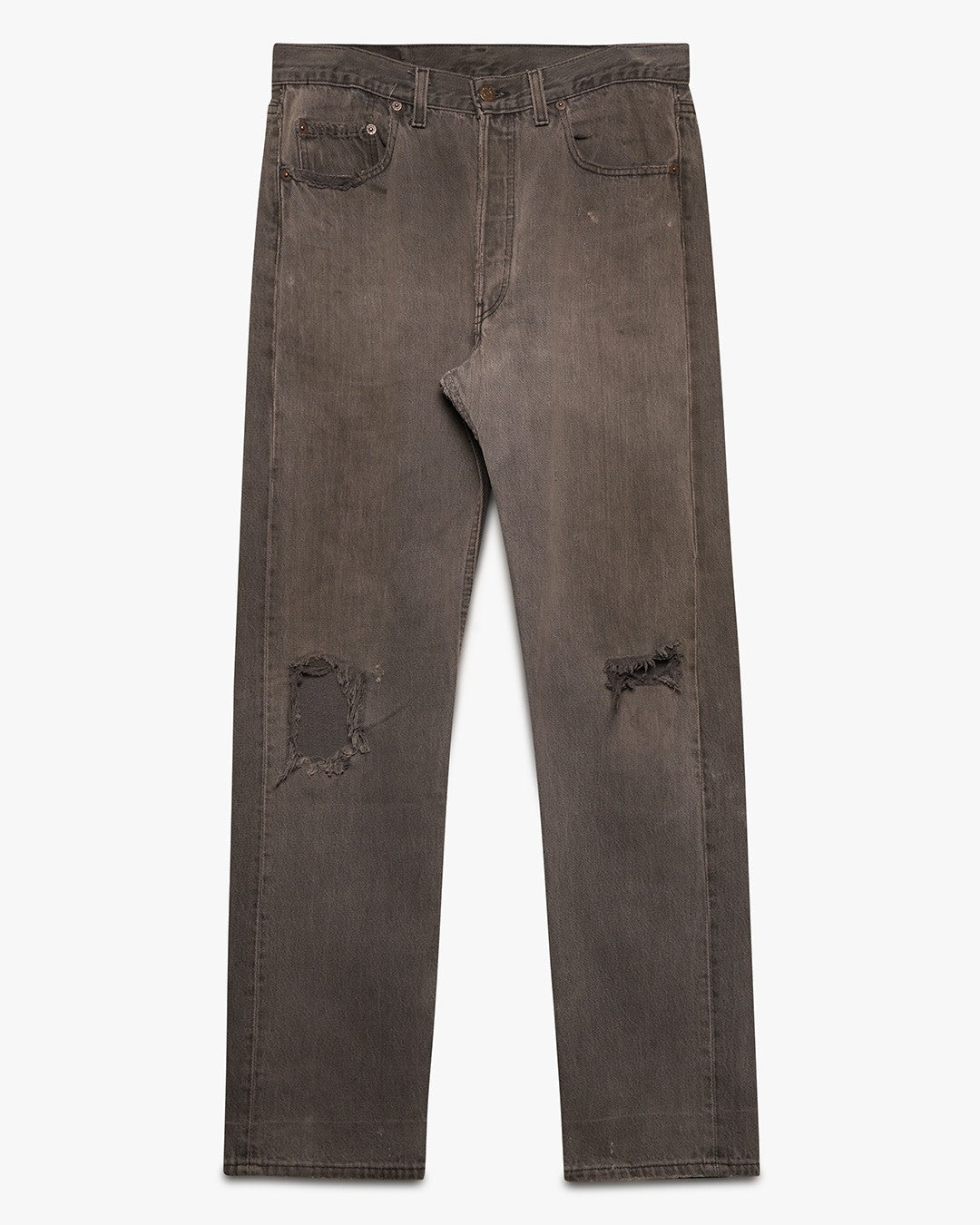 Faded Grey Levi's 501 Jeans