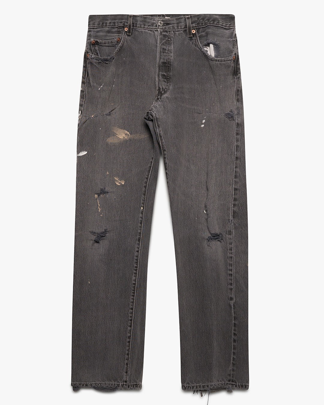 Faded Black/Grey Levi's 501 Jeans