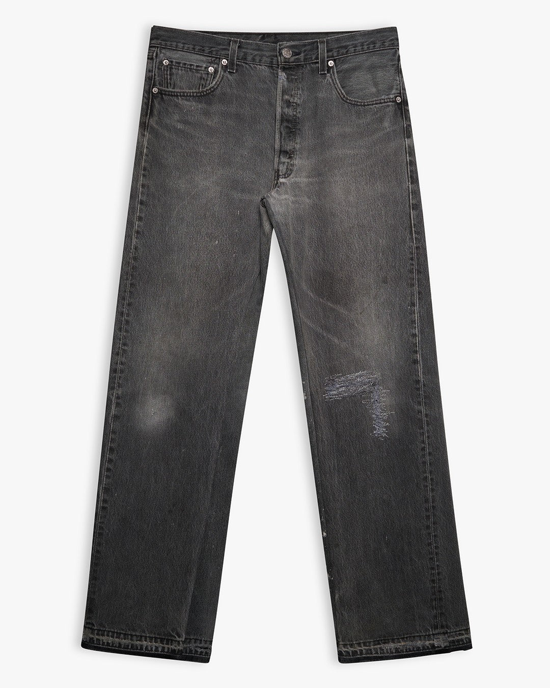 Faded Black/Repaired Resurgence Denim - 33" x 34"