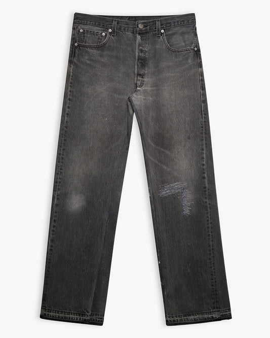 Faded Black/Repaired Resurgence Denim - 33" x 34"