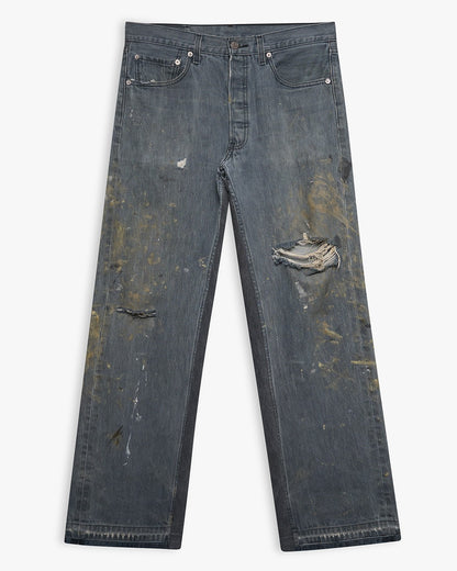 Grey/Blue Painted Resurgence Denim - 33" x 32"