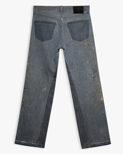 Grey/Blue Painted Resurgence Denim - 33" x 32"