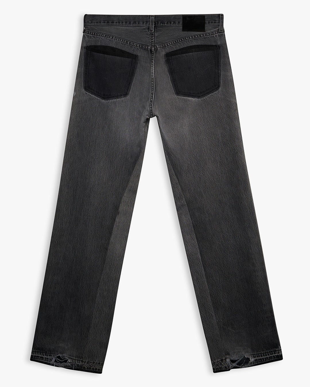 Faded/Distressed Black Resurgence Denim - 36" x 36.5"