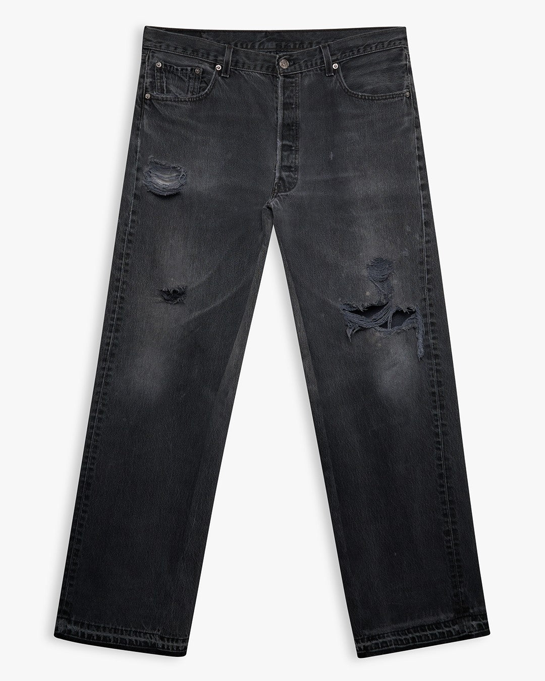 Faded Black/Distressed Resurgence Denim - 37" x 34"