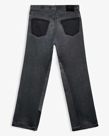 Faded Black/Distressed Resurgence Denim - 33.5" x 32"