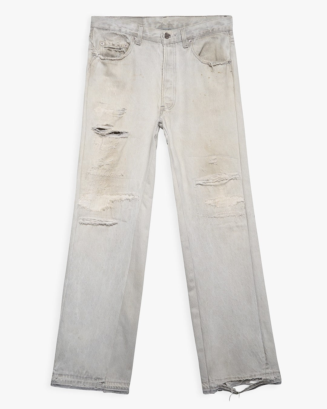 Faded Grey/Distressed Resurgence Denim - 33" x 32"