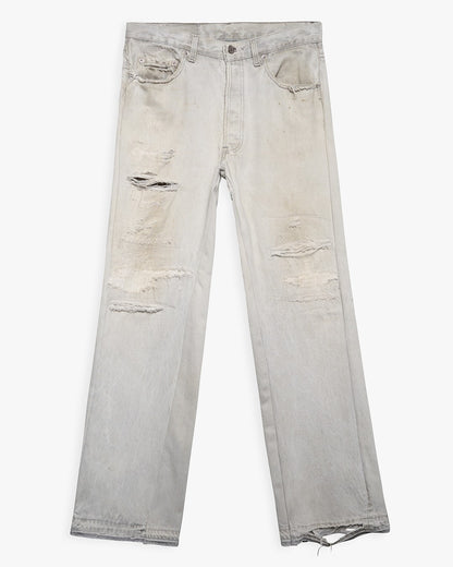 Faded Grey/Distressed Resurgence Denim - 33" x 32"