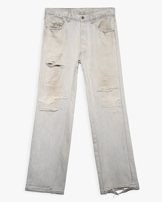 Faded Grey/Distressed Resurgence Denim - 33" x 32"
