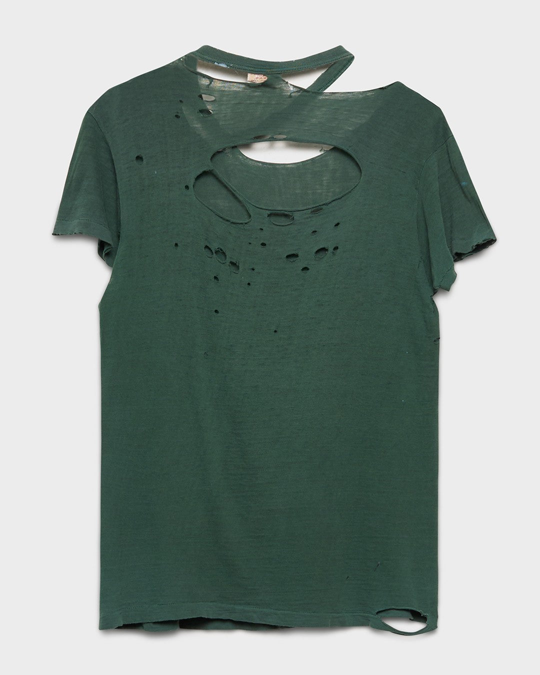 Green Neck Thrashed T-Shirt