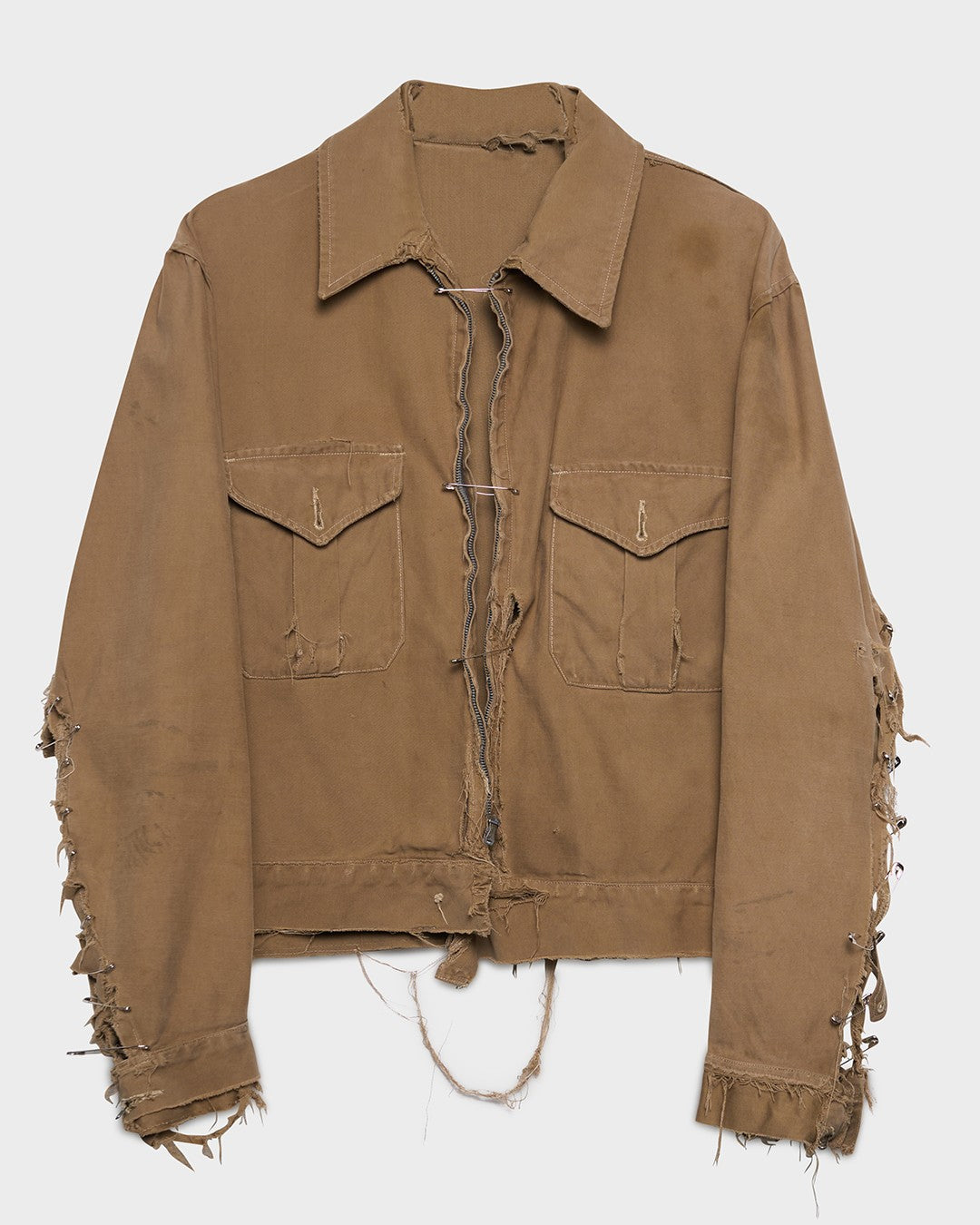 Thrashed Military Jacket