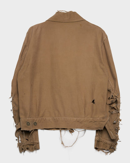 Thrashed Military Jacket