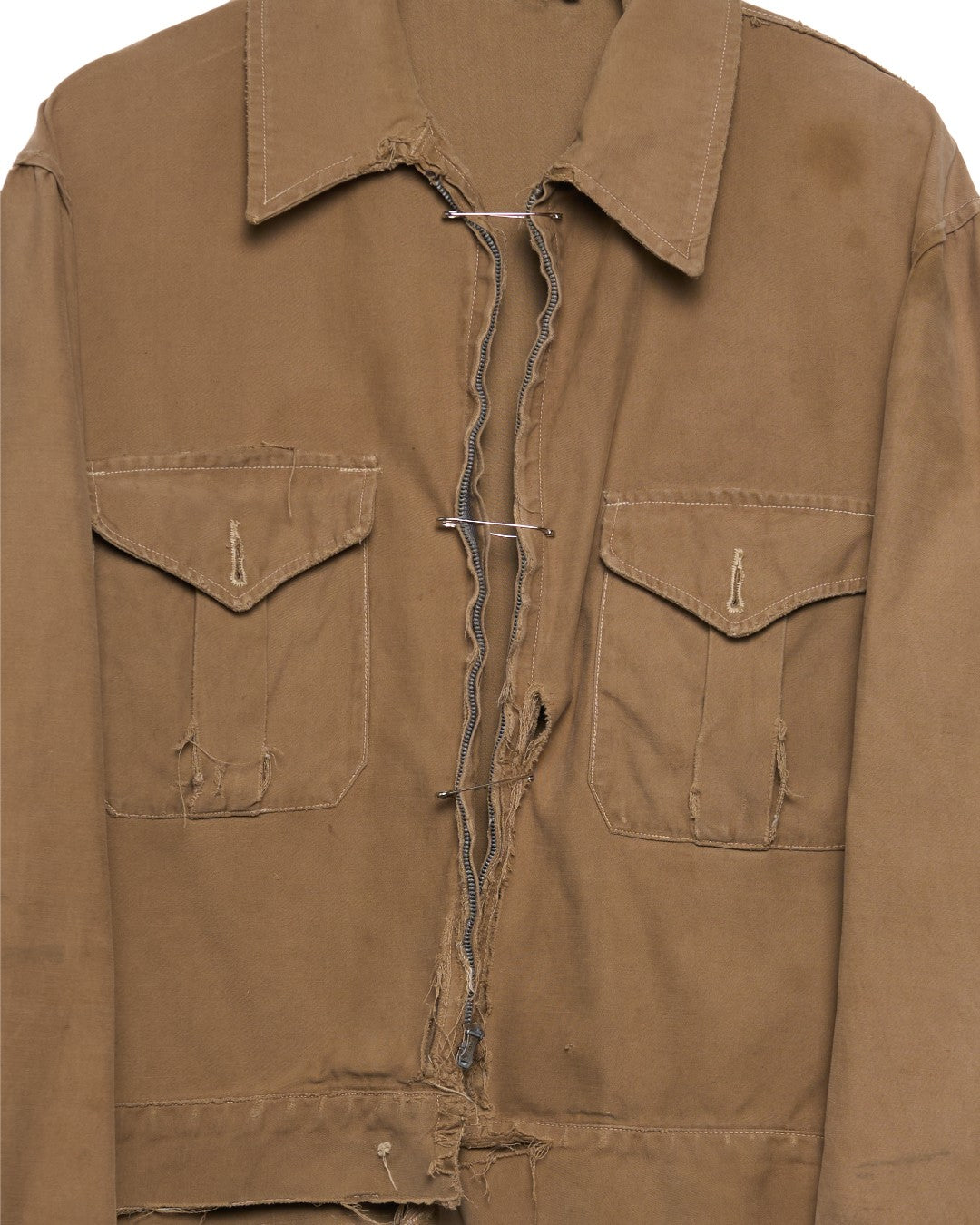 Thrashed Military Jacket