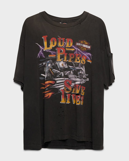 Loud Pipes Harley Tee