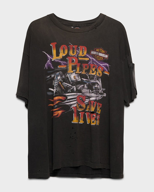 Loud Pipes Harley Tee