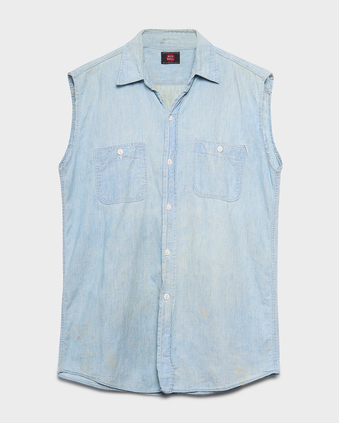 Cut Off Button Down Shirt