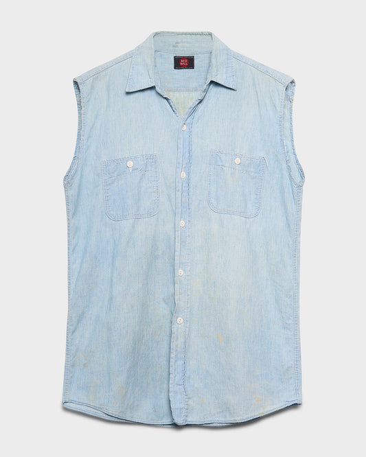Cut Off Button Down Shirt
