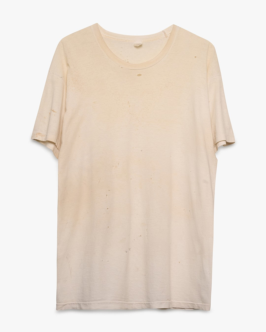 Distressed FOTL White Blank Tee