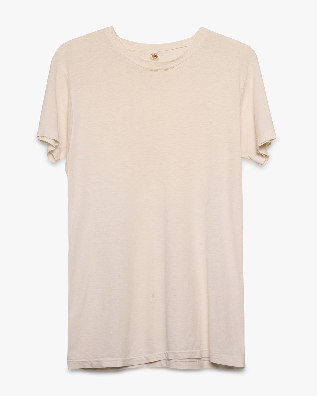 Distressed FOTL White Blank Tee