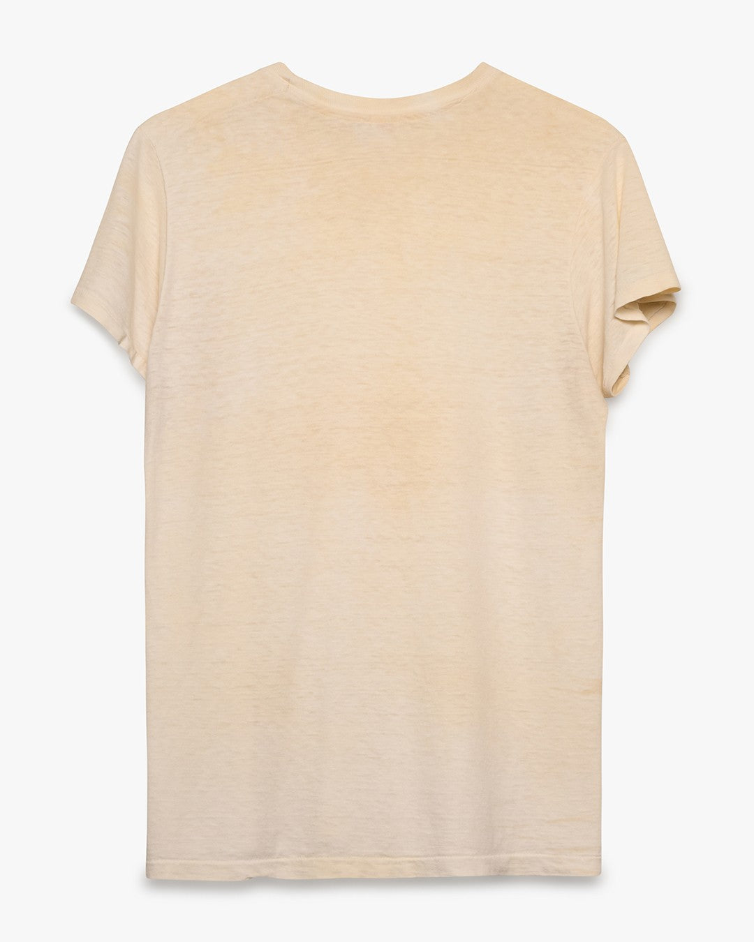 Distressed Stained White Blank Tee