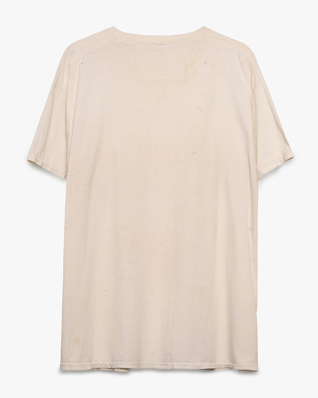 Distressed Mayo Spruce Blank White Tee