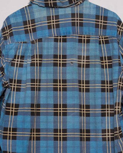 Blue Printed Flannel