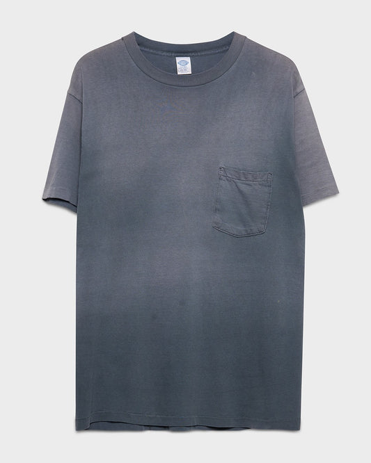 Faded Blue Pocket Tee