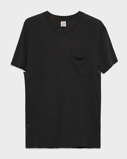 Black Pocket Tee