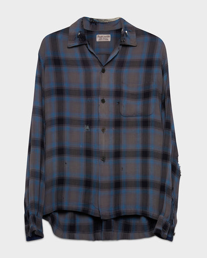 Rayon/Wool Button Down