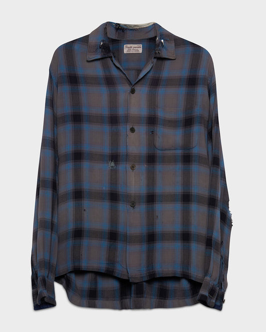Rayon/Wool Button Down